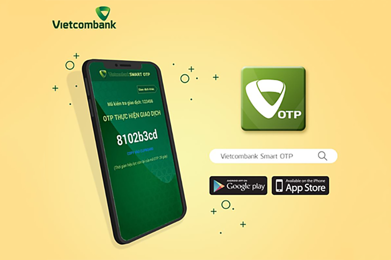 Sử dụng Vietcombank Smart OTP an toàn, bảo mật cao